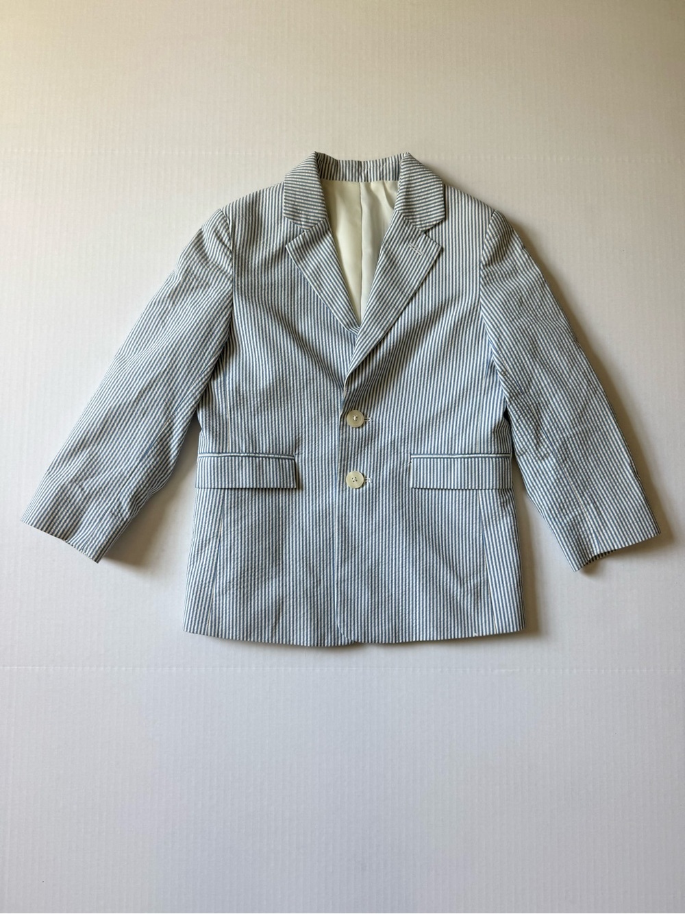 Talbots Seersucker Boys Blazer